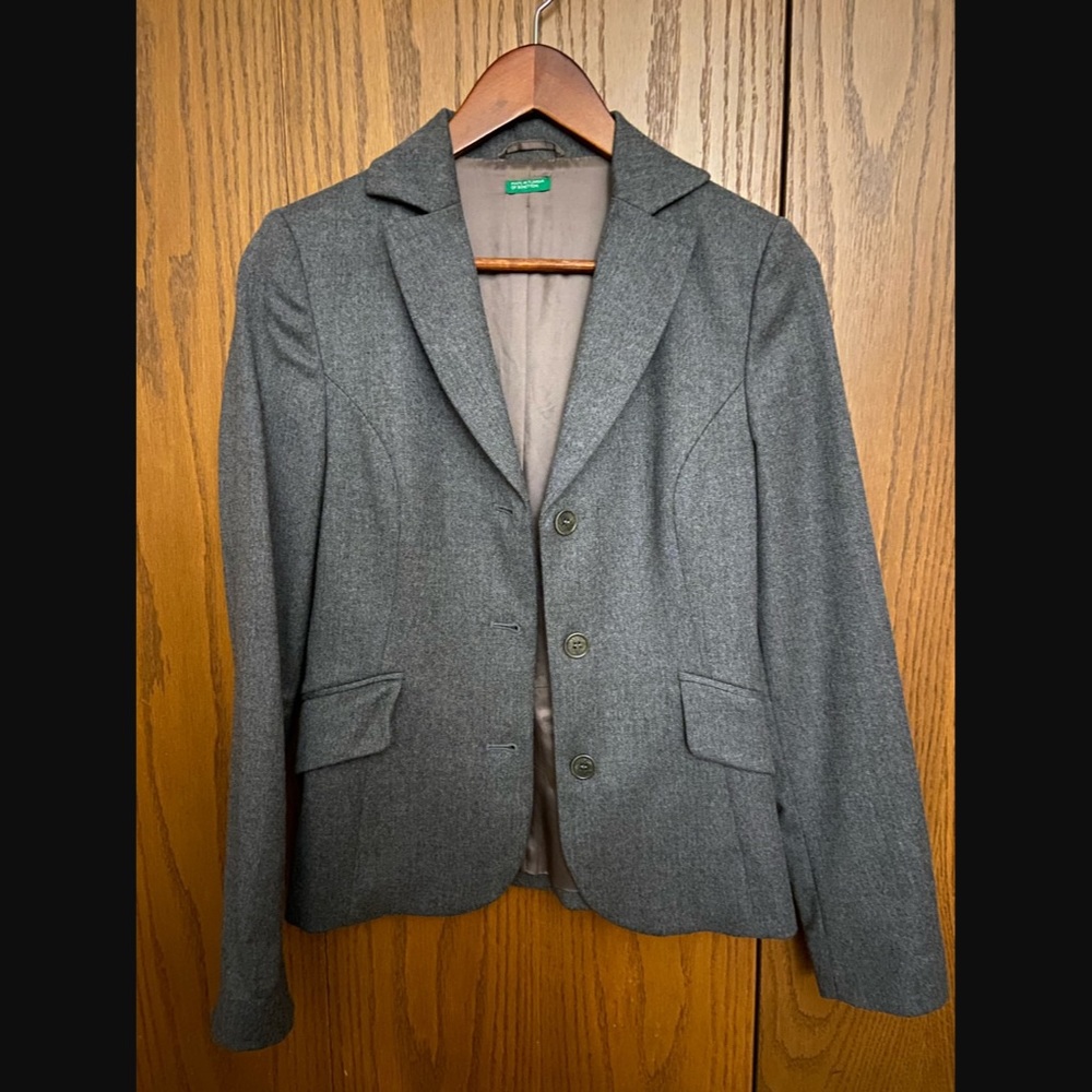 Benetton Gray Blazer